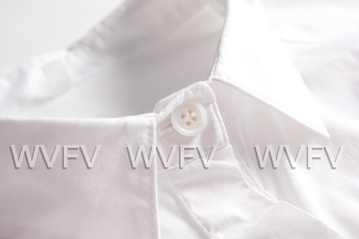 WVFV 2015秋装新款欧美纯白色中长款翻领蕾丝拼接A字白衬衫女 C5540 白色 2 S 预定10天左右