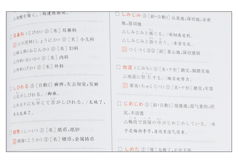 《j正版蓝 新日本语能力考试n1-n5文字词汇详解 文法