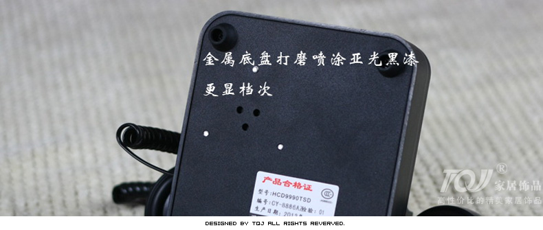 
                                                                                屯奇居（TQJ）经典黑色金属旋转拨盘仿古电话机摆件客厅卧室固定电话家用座机复古电话机械铃声 黑色普通版                