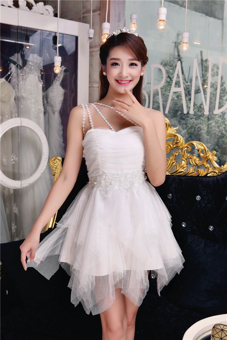 The 2015 autumn fen new temperament Sau San Diamond Pearl of the Staple manually wiping the chest dresses bridesmaid groups dress skirt pink S picture, prices, brand platters! The elections are supplied in the national character of distribution, so action, buy now enjoy more preferential! As soon as possible.