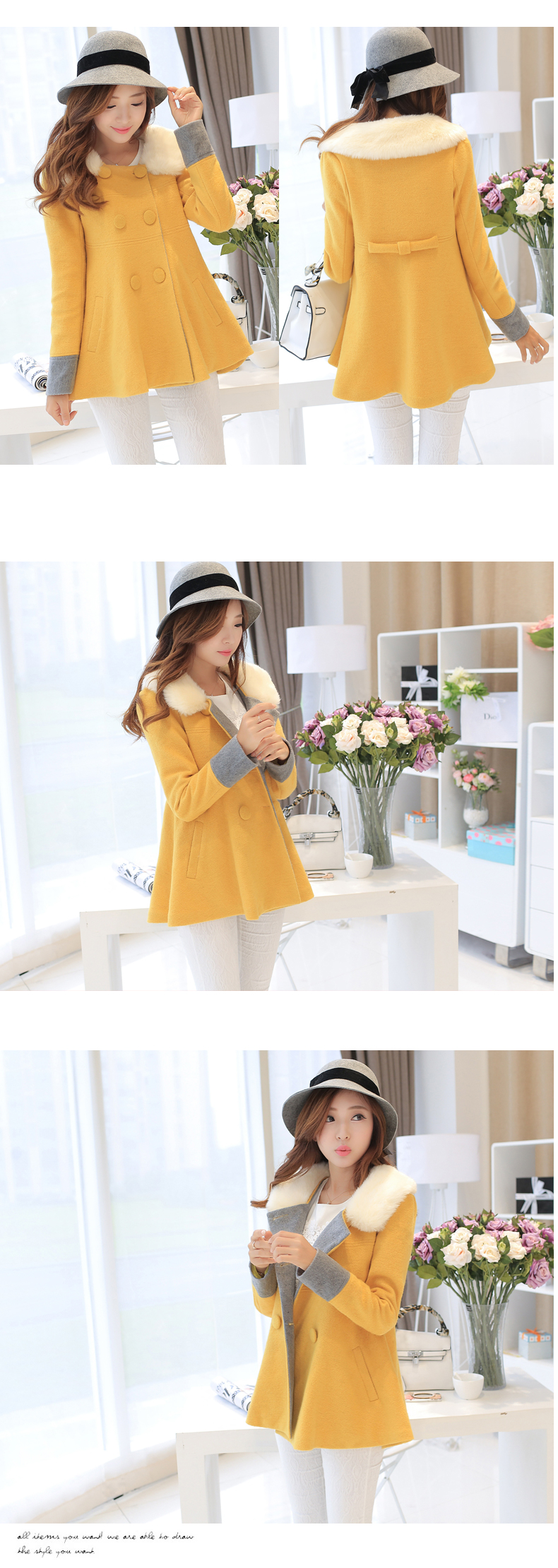 Laurence yi 2015 Autumn replacing the new Korean women in long Sau San a wool coat 1390 Yellow L picture, prices, brand platters! The elections are supplied in the national character of distribution, so action, buy now enjoy more preferential! As soon as possible.