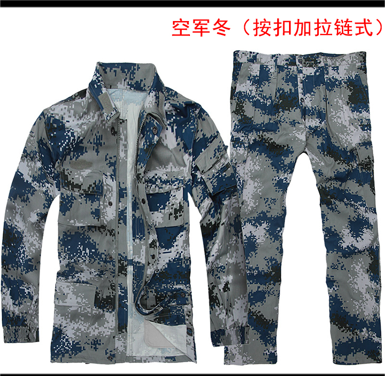 驮郎 空军正品07城市迷彩作训服套装空城数码冬夏季款