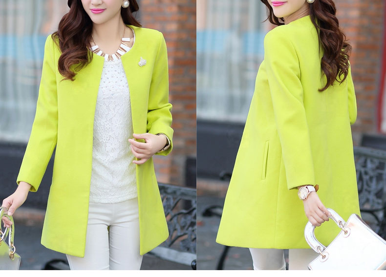 2015 Autumn and winter new PDQC gross female Korean jacket? 