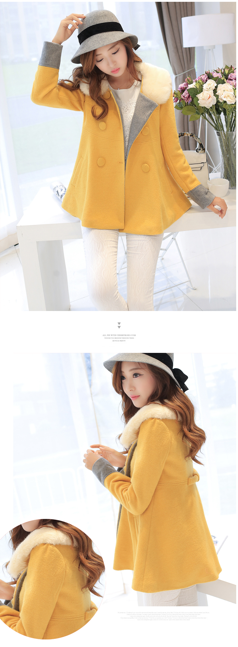 Laurence yi 2015 Autumn replacing the new Korean women in long Sau San a wool coat 1390 Yellow L picture, prices, brand platters! The elections are supplied in the national character of distribution, so action, buy now enjoy more preferential! As soon as possible.