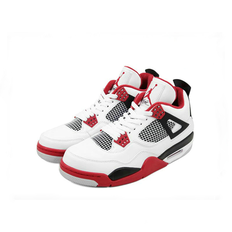 air jordan 4 aj4白黑红 乔4 篮球鞋 308497-110