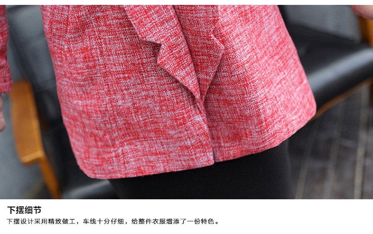 包邮2015年秋装女款爆中长款大方外套时尚帅气典雅田园百搭潮西装 灰色 L