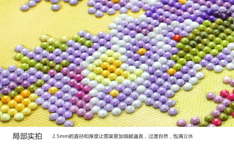 
                                        诗美诗格5D钻石画静候花开插花百合新款客厅卧室十字绣大幅钻石绣魔方钻 静候花开三 55*55厘米闪亮魔方钻                