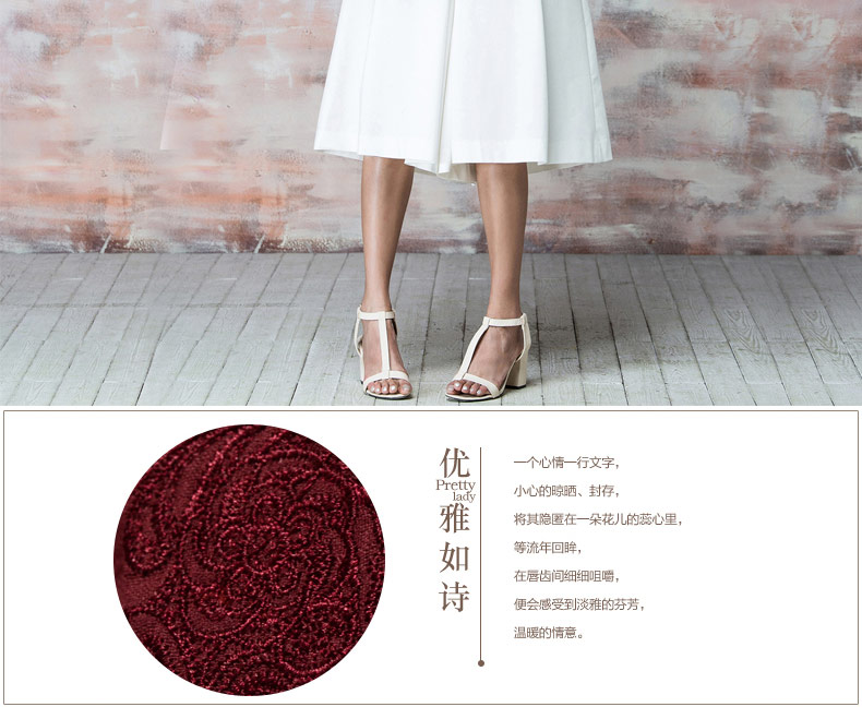 蒲牌衬衫2015秋女大码女装衬衣刺绣苎麻长袖衬衫 深红色 M
