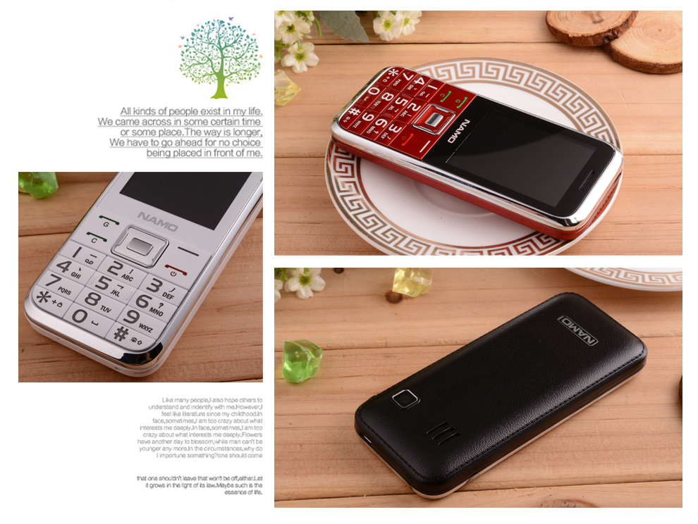 夏朗(NAMO)A530+老人手机双卡双待移动/联通/电信2G 黑