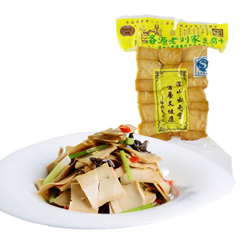 洛源老刘家 买2送1 陕西特产洛南豆腐干洛源老刘家休闲小吃零食五香