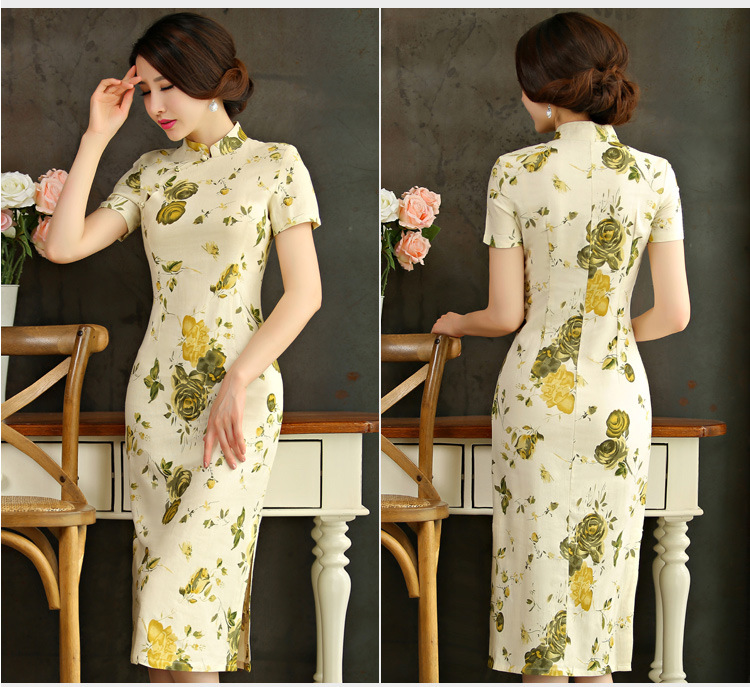 The US Li Dan 2015 summer retro beauty graphics thin short sleeves in the Code improved linen long cheongsam dress Q 9004 the butterfly 9010 XXL pictures, price, brand platters! Elections are good character, the national distribution, so why buy now enjoy more preferential! Health