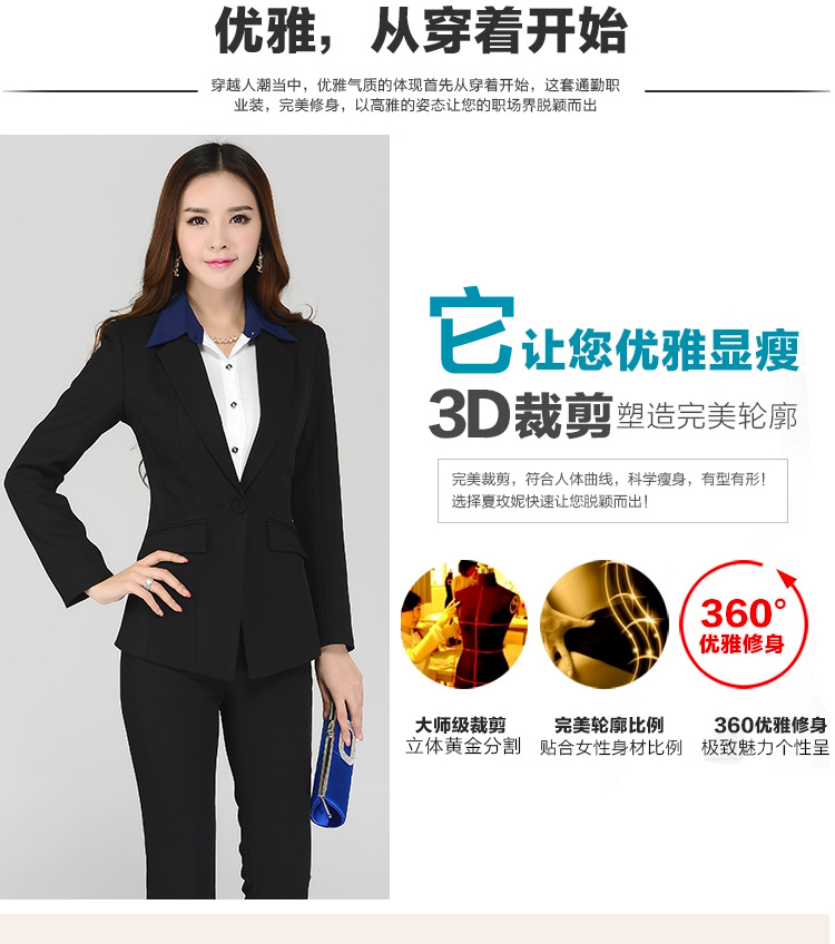卡茗语 新款小西装女春秋修身显瘦通勤韩版长袖一粒扣女士显瘦小西装 黑色西装 S 黑色西装 S