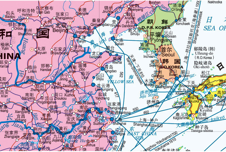 【领航版】2021 世界海运交通图 2.26米×1.