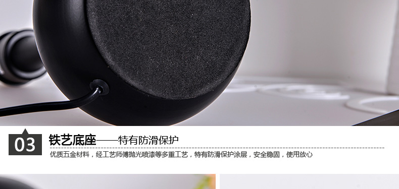 梦晗 欧式台灯 卧室床头灯美式乡村田园创意结婚装饰宜家复古客厅灯可调光灯具G800 G800-黑