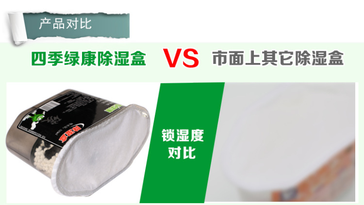 质真至美 活性炭除湿盒干燥剂防潮剂 衣橱防霉吸湿剂510ml 6盒超值
