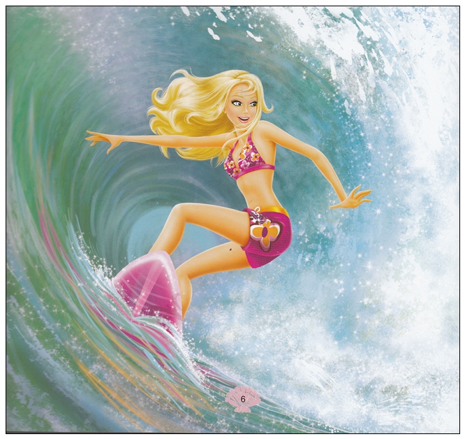 预售芭比小公主影院芭比之美人鱼历险记 彩图注音版 儿童成长励志课外