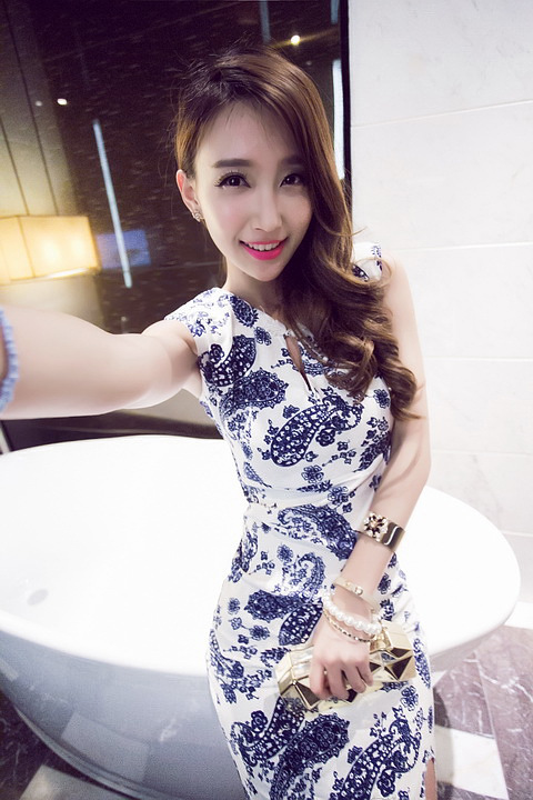 Yue Chi Dan 2015 new European and American-style retro stamp duty cultivating the forklift truck-cheongsam dress suit L pictures, price, brand platters! Elections are good character, the national distribution, so why buy now enjoy more preferential! Health