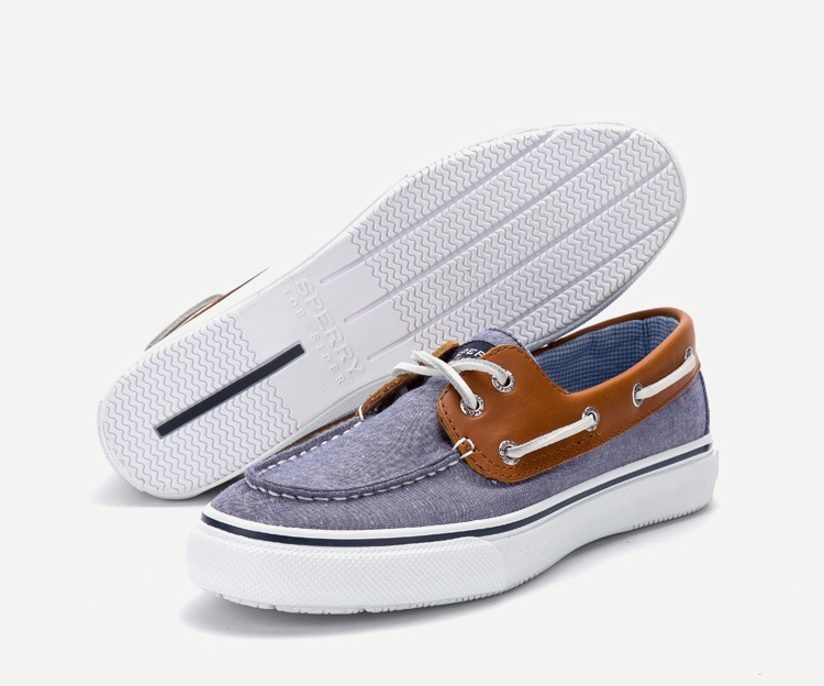 sperry/美国男鞋 帆船鞋 katama open cotton mesh 蓝色 44_ 5折现价