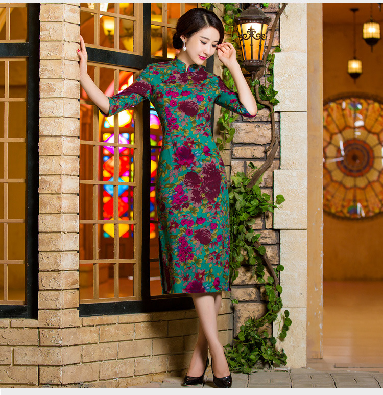 In accordance with the product 2015 ethnic still fall inside the reconstructed in the thin cuff Sau San video larger improved linen long skirt qipao garden XL Photo, prices, brand platters! The elections are supplied in the national character of distribution, so action, buy now enjoy more preferential! As soon as possible.