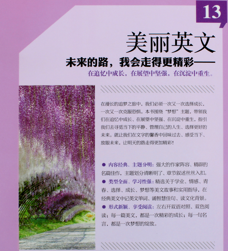 za美丽英文 未来的路,我会走得更精彩 双语读物 中英文对照美文故事书