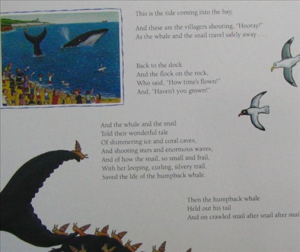snail and the whale jigsaw蜗牛和鲸鱼拼图书原版进口外文儿童绘本