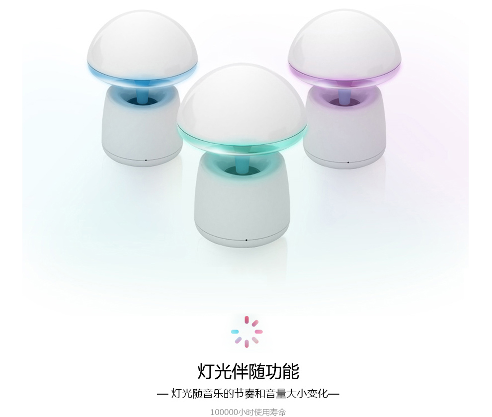 
                                        创意家居阿拉神灯 智能音响台灯 带蓝牙音箱 闹钟 情人节礼物送男生女生 蓝色                