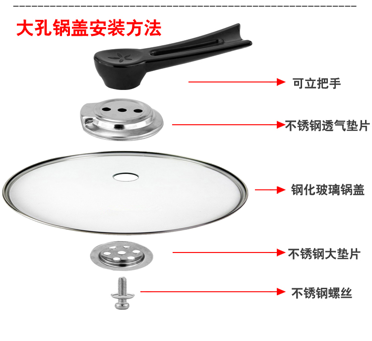 5cm-4cm之间都合适  本款是通用款 大孔锅盖和小孔锅盖只是底片安装
