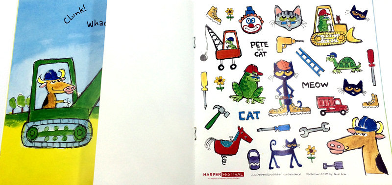 pete the cat皮特猫系列4平装套装james dean经典英文原版绘 4-8岁宝