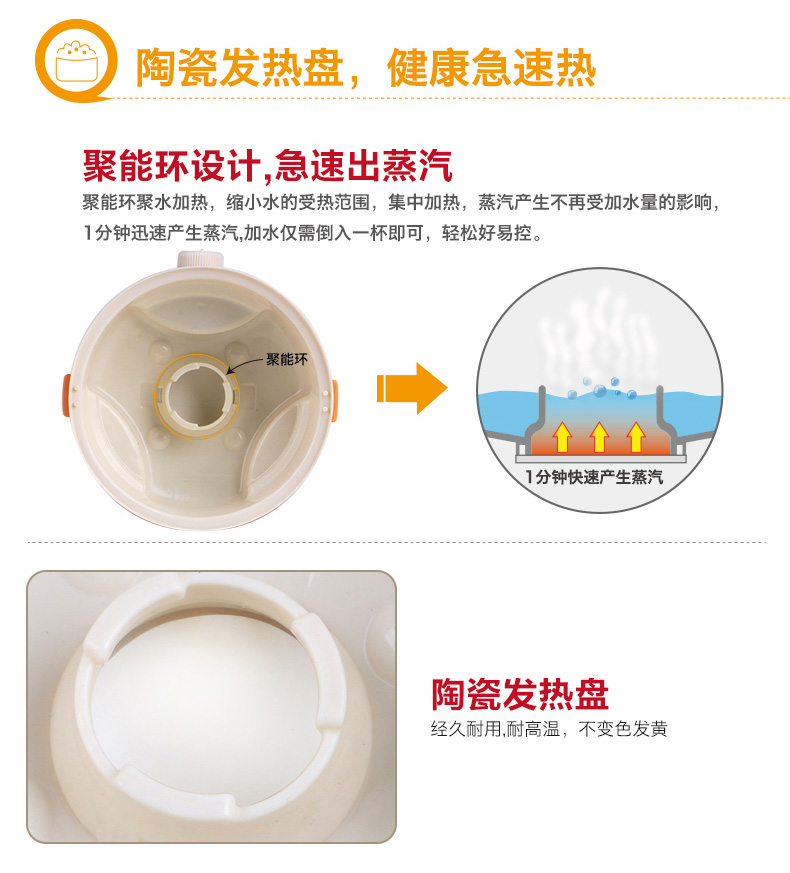 十度良品SD-967电热饭盒不锈钢三层插电保温定时密封保鲜加热饭盒