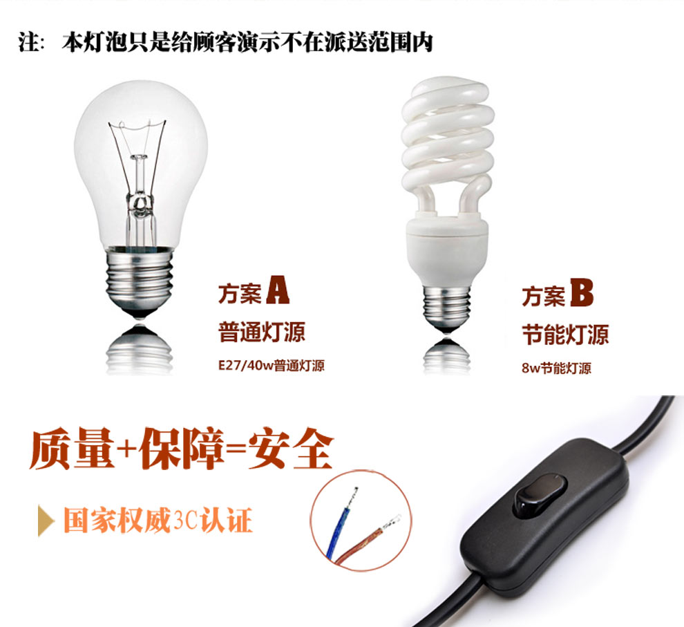 唐英陶瓷台灯 景德镇新中式简约 客厅书房床头灯具创意台灯送光源 C款 纯白之恋