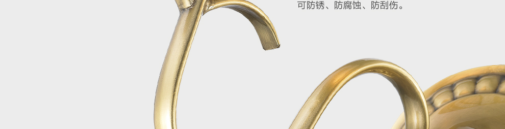 库博-光移动 欧式全铜装饰壁灯客厅卧室过道灯具 单头壁灯