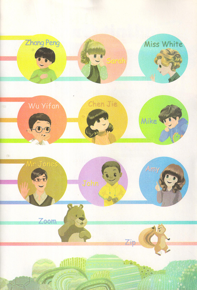 人教版小学英语4/四年级上册英语书课本人教版pep教材教科书小学英语