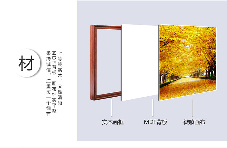 Timax现代客厅装饰画 山水风景有框画油画地中海挂画 艺术画欧式卧室壁画沙发背景墙画三联 三联大海椰树 40*40cm实木有框画