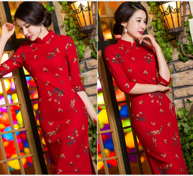To Ting-fang 2015 Autumn new for women in Sau San video thin retro large cuff linen dresses in Bihac improved long cheongsam dress garden XXL picture, prices, brand platters! The elections are supplied in the national character of distribution, so action, buy now enjoy more preferential! As soon as possible.