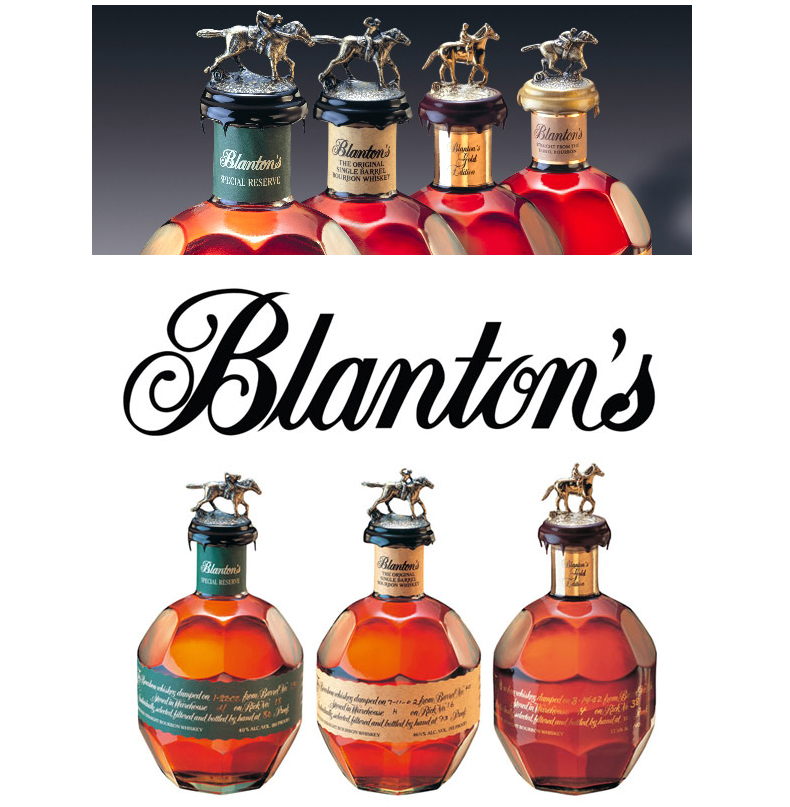 blanton"s whiskey 波兰顿珍藏威士忌 波兰顿单桶黄标波旁威士忌