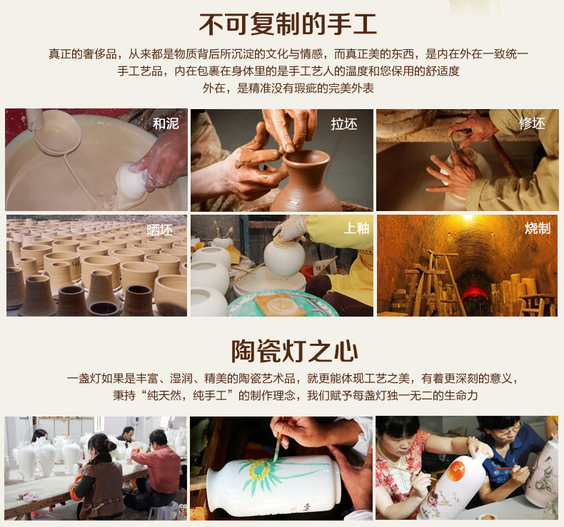 美式田园树脂台灯卧室床头灯欧式客厅书房台灯 清新婚庆装饰台灯 SZ1101B