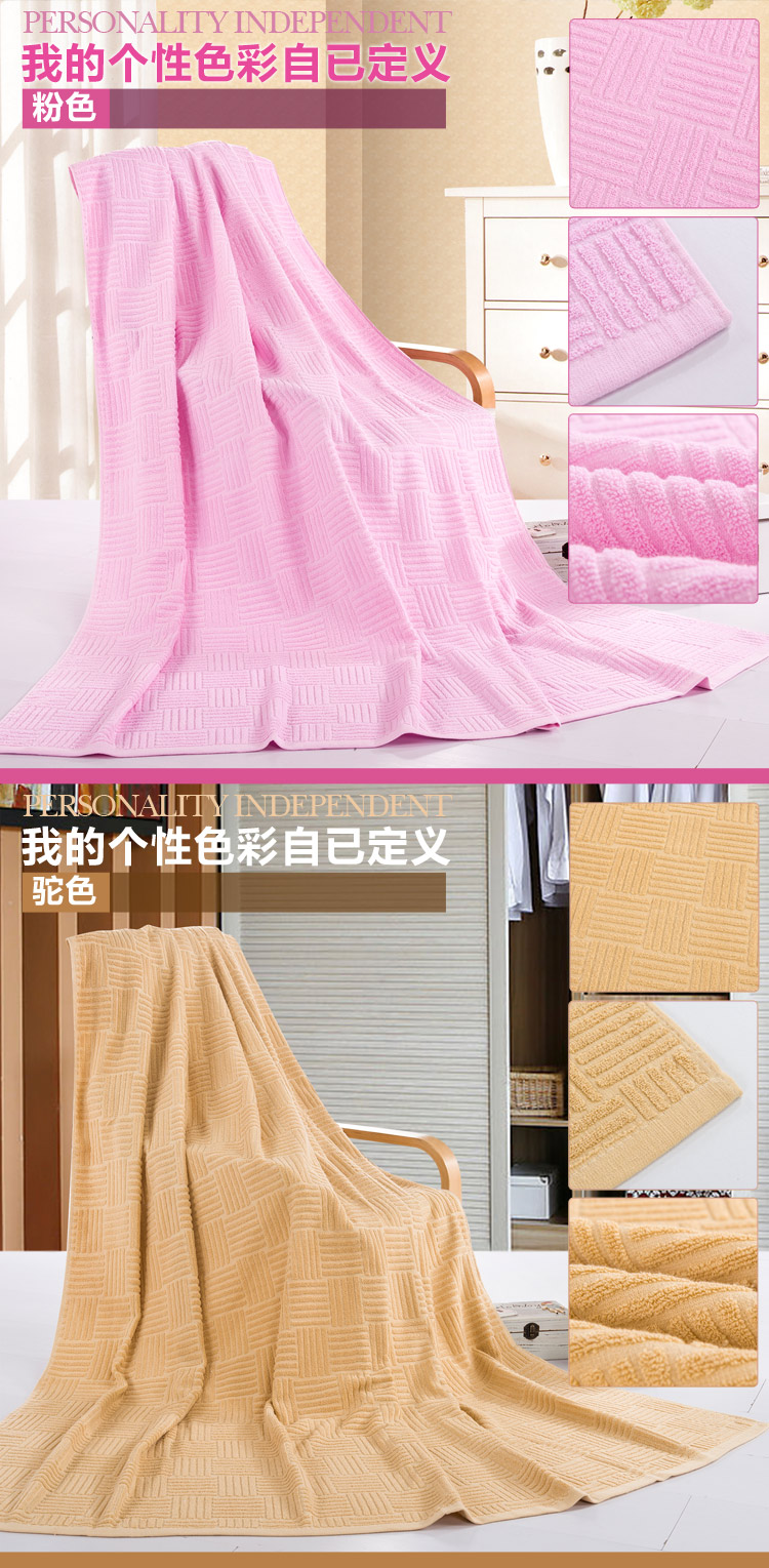 安堡家纺 纯棉毛巾被夏季毛毯盖毯 全棉针织毯子针织毯 单人毛巾毯 休闲毯 沙发毯 驼色 1.4米*1.9米