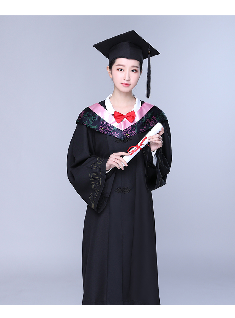 学士服毕业礼服定制学士服硕士服博士服毕业照 学士袍