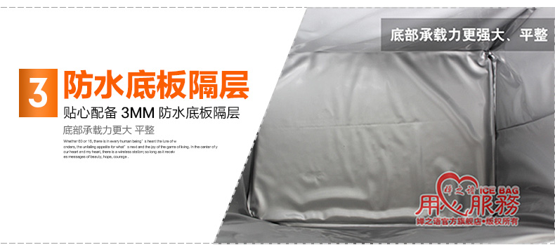 婵之语加大加厚防漏冰包/保温箱/外卖包/送餐包/午餐包/保温包 灰色(配送冰袋6个) 19L