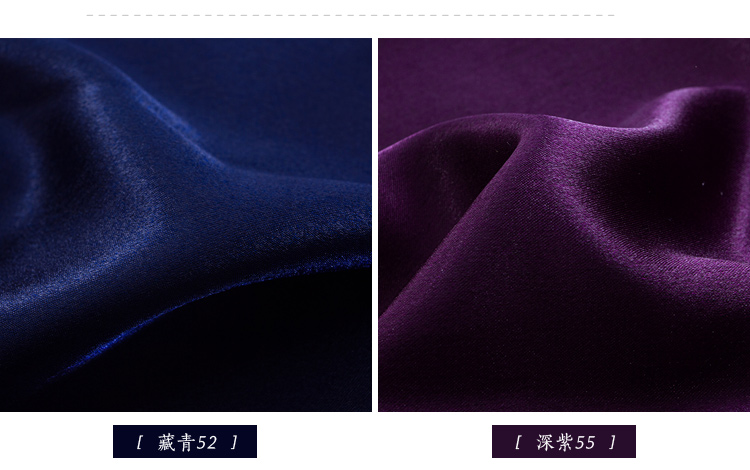 
                                                            晶照红麻丁色丁缎面布 演出戏服绸缎礼服面料 丝绸缎布旗袍婚庆背景布料手工DIY布料正宗面料 浅紫61 号                