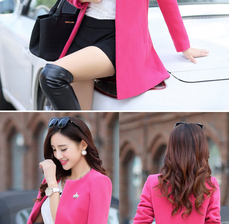 2015 Autumn and winter new PDQC gross female Korean jacket? 