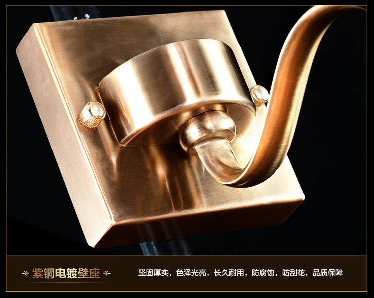 
                                        华艺灯饰 壁灯床头 卧室客厅过道阳台装饰壁灯 欧式现代简约灯具 DB27 壁灯 1头                