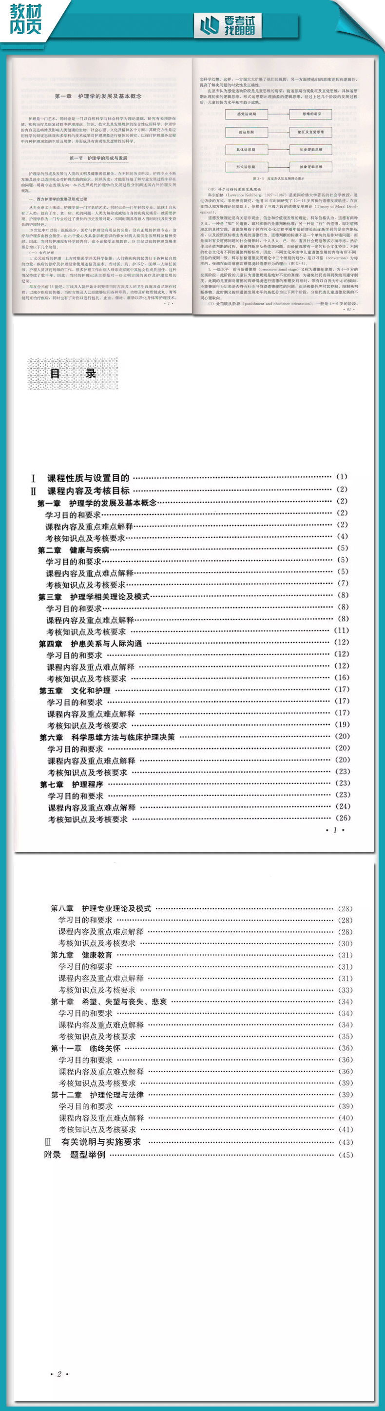 套装 全新正版闪电发货3201 03201护理学导论自考教材 自考通全真模拟