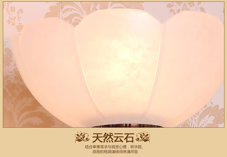 戴维亚 西班牙天然云石灯 欧式全铜壁灯 别墅客厅书房灯具灯饰 A款预售 云石定制