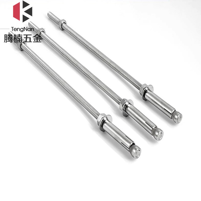 腾楠加长晾衣架膨胀螺丝m6m8m10m1不锈钢304吊顶膨胀螺栓螺钉m12300