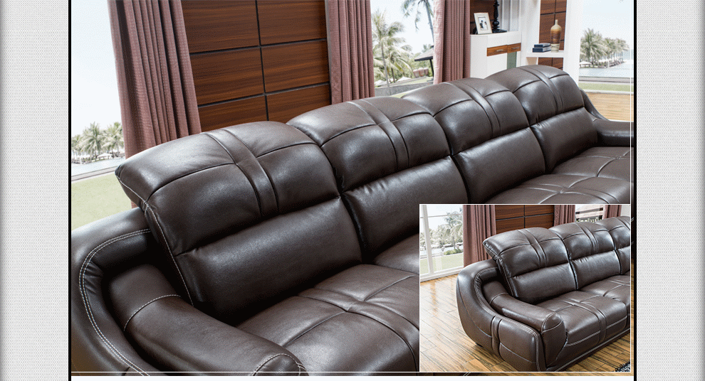 客厅家具 沙发 法兰妮 法兰妮 真皮沙发 皮艺沙发 头层牛皮l型休闲