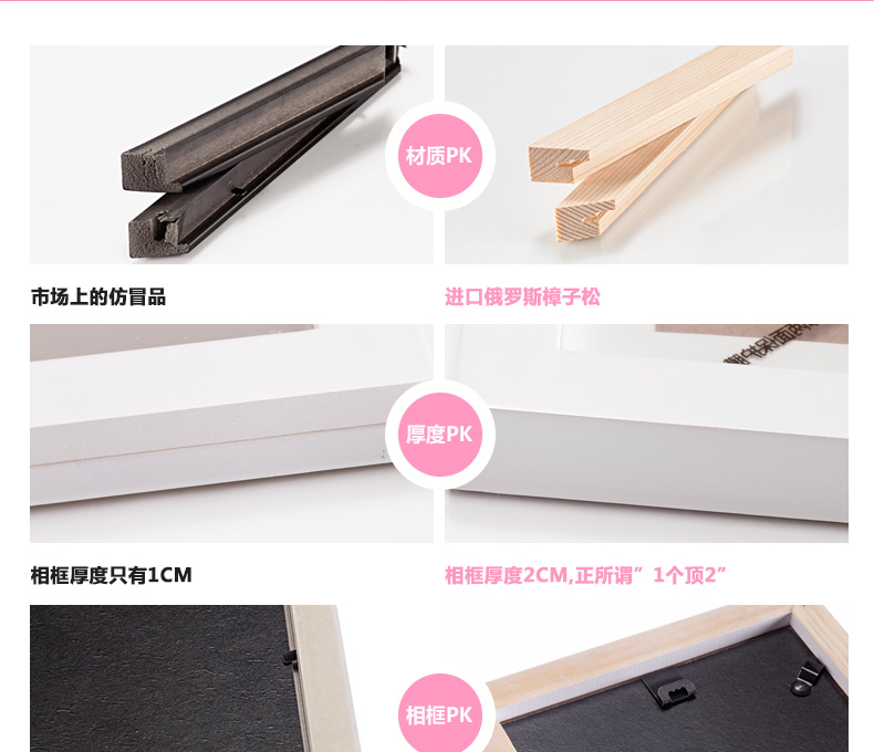 
                                        森淼家居相片墙照片墙 创意实木画框相框墙组合 客厅咖啡厅餐厅酒吧装饰品 黑白经典                
