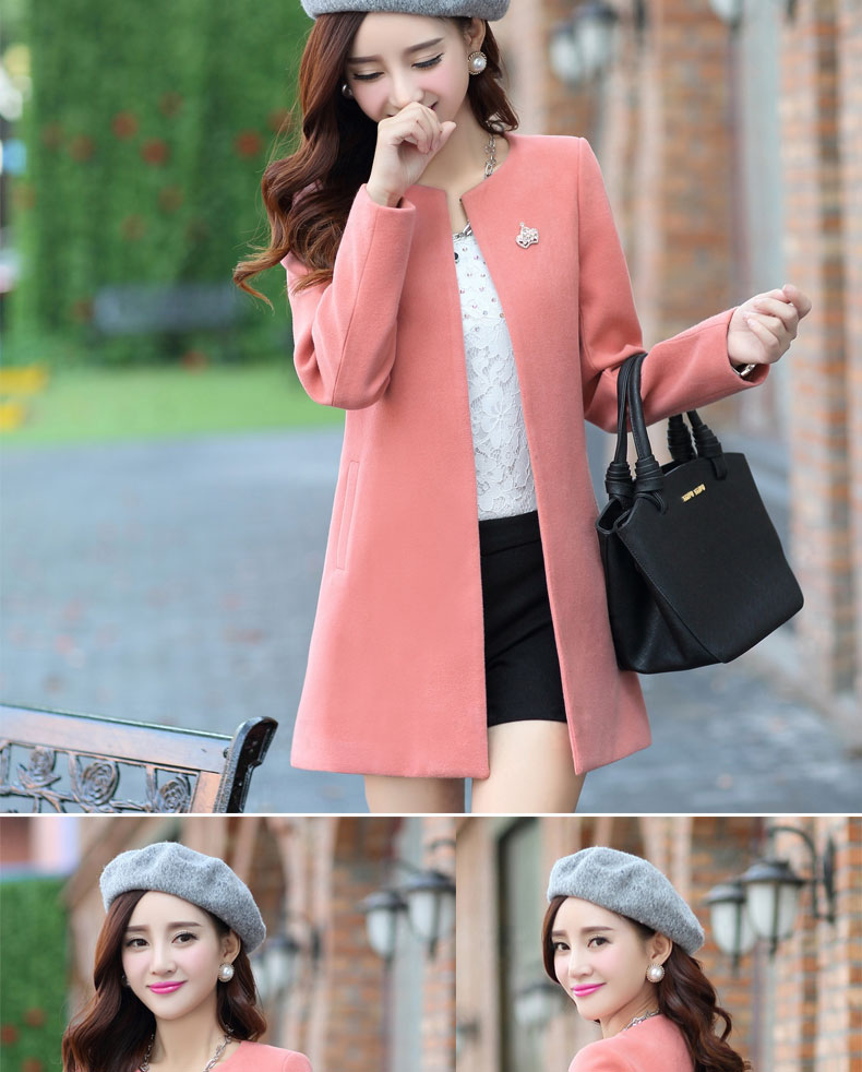 2015 Autumn and winter new PDQC gross female Korean jacket? 