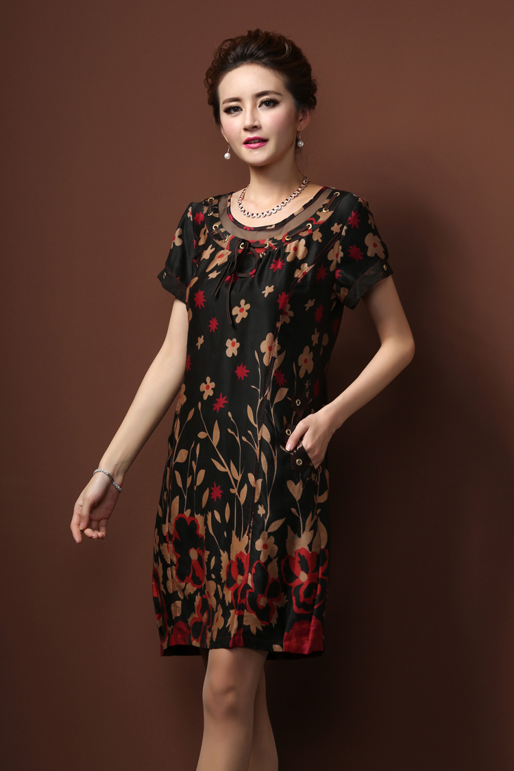 莨绸中长裙桑蚕丝大摆选什么牌子好 同款好推