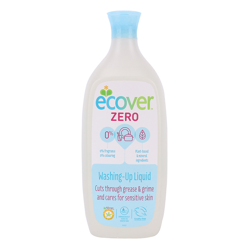 比利时ECOVER洗洁精 生态环保0度无香型洗碗液 原装进口蔬果清洁剂 750ml